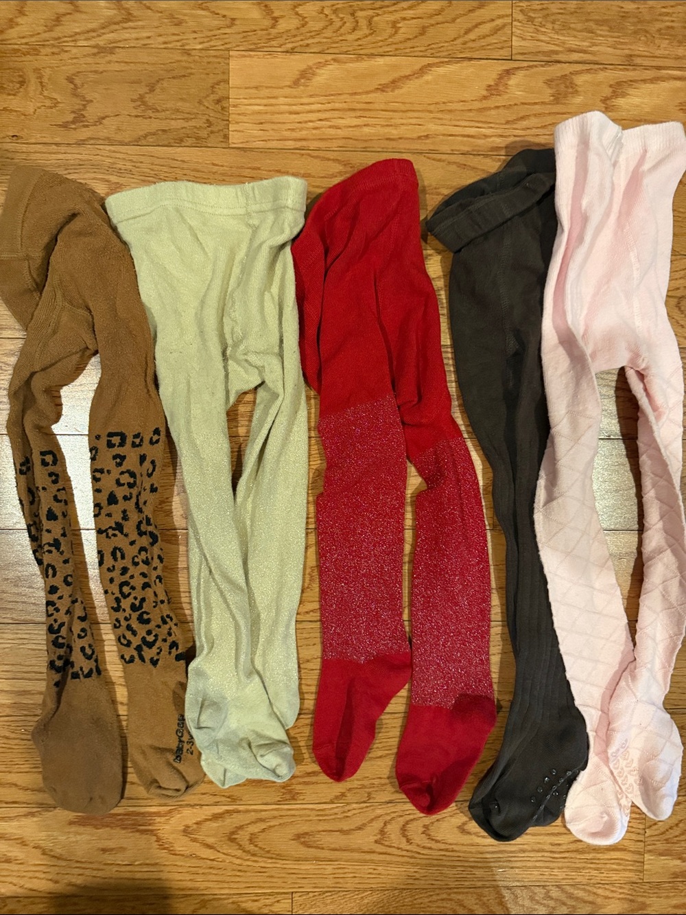 Kids' Assorted Colored Tights - Pack of 5
